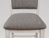 Fulton Chalk Gray Counter Height Chair (Set of 2) - Ornate Home