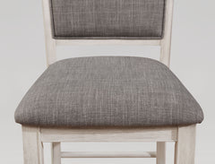 Fulton Chalk Gray Counter Height Chair (Set of 2) - Ornate Home