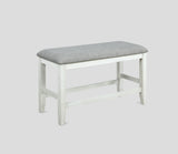 Fulton Chalk/White Counter Height Dining Set - Ornate Home