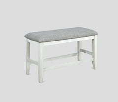 Fulton Chalk/White Counter Height Dining Set - Ornate Home