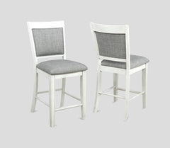 Fulton Chalk/White Counter Height Dining Set - Ornate Home
