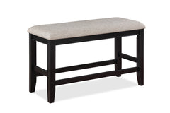 Fulton Charcoal/Light Gray Counter Height Dining Set - Ornate Home