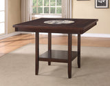 Fulton Espresso/Black Counter Height Dining Set - Ornate Home