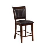 Fulton Espresso/Black Counter Height Dining Set - Ornate Home