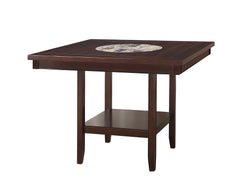 Fulton Espresso/Black Counter Height Dining Set - Ornate Home