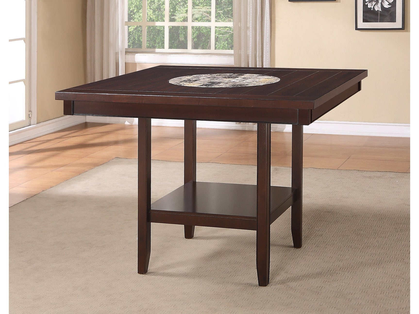 Fulton Espresso Counter Height Table - Ornate Home