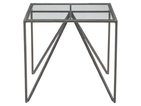Fulton Glass/New Aged Bronze Side Table - Ornate Home