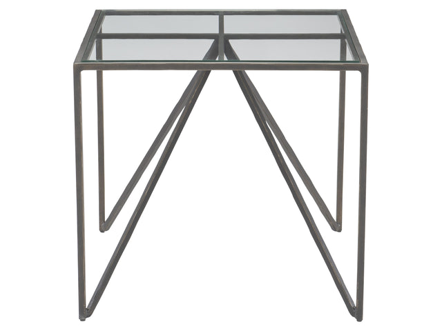 Fulton Glass/New Aged Bronze Side Table - Ornate Home