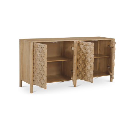 Fulton Natural 4 Door Sideboard - Ornate Home