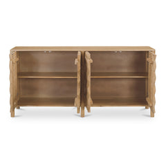 Fulton Natural 4 Door Sideboard - Ornate Home