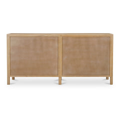 Fulton Natural 4 Door Sideboard - Ornate Home