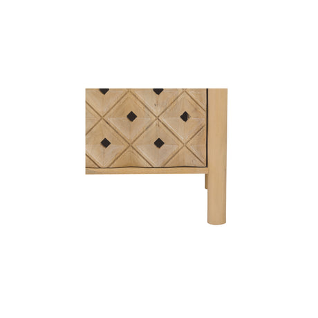 Fulton Natural 4 Door Sideboard - Ornate Home