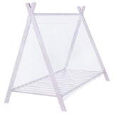 Fultonville Pink Metal Twin Tent Bed with 7-inch Mattress - Ornate Home