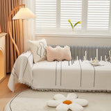 Furniture Covers for Pets, Waffle Lattice Fabric Sofa Throw, Couch Cover Blanket Throw - Ornate Home