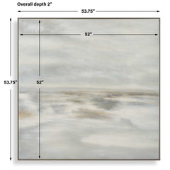 Furthest Thing Brown/Gray/White Canvas Landscape Art - Ornate Home