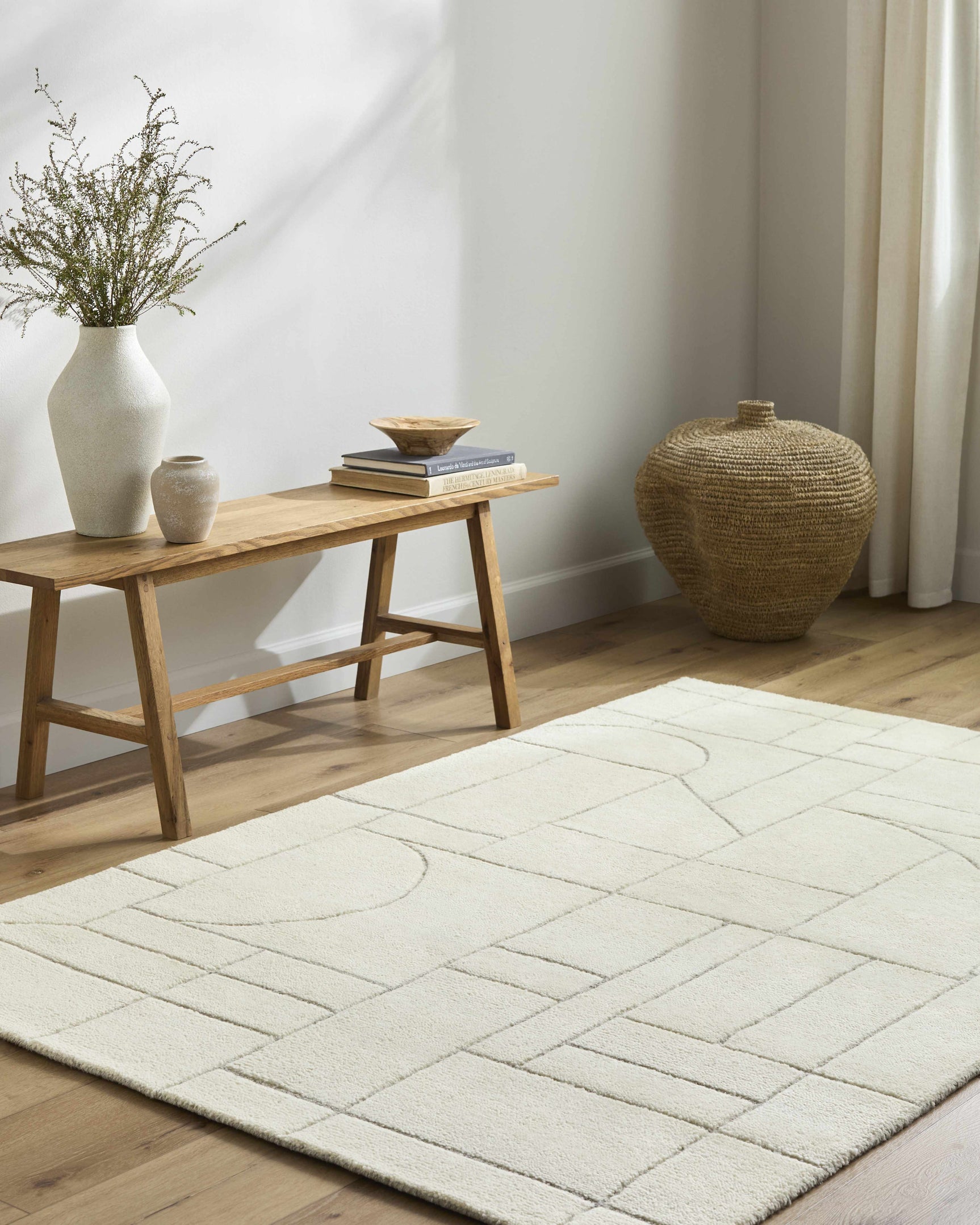 Fusao Off White Area Rug - Clearance - Ornate Home
