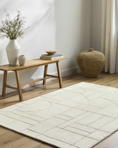 Fusao Off White Area Rug - Clearance - Ornate Home