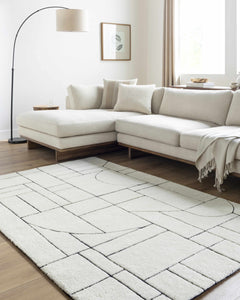 Fusao Rose Cream Area Rug - Clearance - Ornate Home