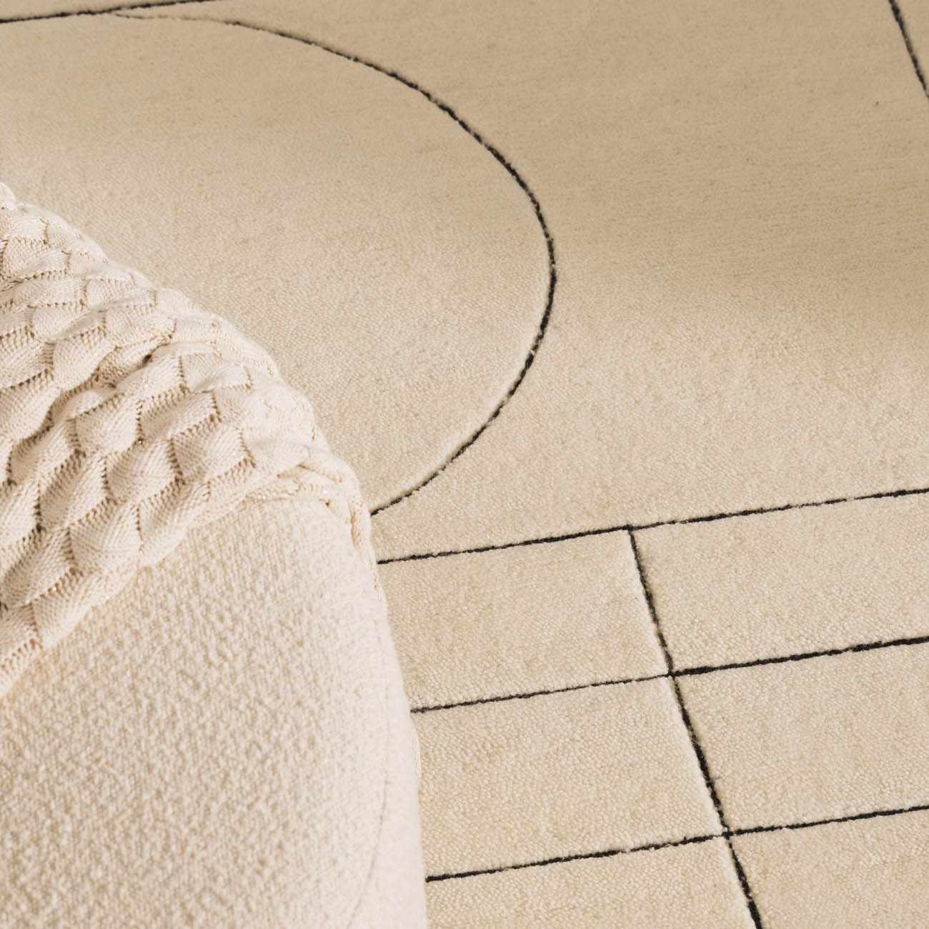 Fusao Rose Cream Area Rug - Clearance - Ornate Home