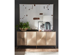 Fusion Aged Brass Credenza - Ornate Home