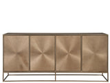Fusion Aged Brass Credenza - Ornate Home