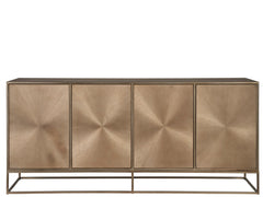 Fusion Aged Brass Credenza - Ornate Home