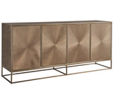 Fusion Aged Brass Credenza - Ornate Home