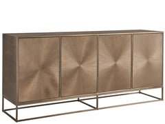 Fusion Aged Brass Credenza - Ornate Home