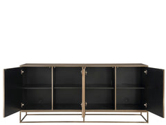 Fusion Aged Brass Credenza - Ornate Home