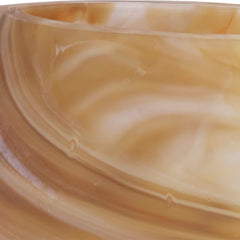 Fusion Swirled Caramel/Ivory Vases (Set of 2) - Ornate Home