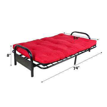 Futon Mattress Red 8" - Ornate Home