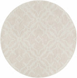 Fyffe Embossed Beige Wool Area Rug - Ornate Home