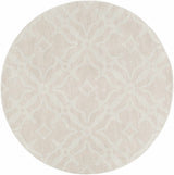 Fyffe Embossed Beige Wool Area Rug - Ornate Home