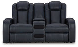 Fyne-Dyme Sapphire Power Reclining Sofa, Loveseat and Recliner (Online Special Price) - Ornate Home