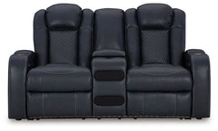 Fyne-Dyme Sapphire Power Reclining Sofa, Loveseat and Recliner - Ornate Home