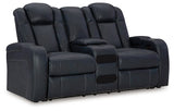 Fyne-Dyme Sapphire Power Reclining Sofa, Loveseat and Recliner - Ornate Home