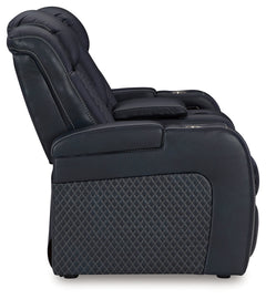 Fyne-Dyme Sapphire Power Reclining Sofa, Loveseat and Recliner - Ornate Home