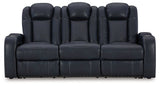Fyne-Dyme Sapphire Power Reclining Sofa, Loveseat and Recliner - Ornate Home