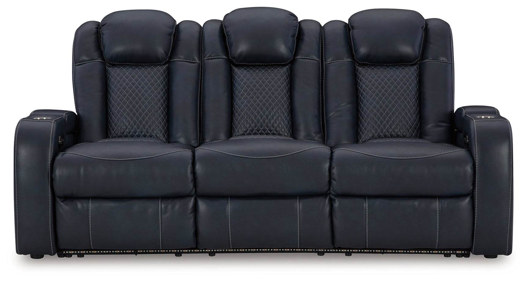 Fyne-Dyme Sapphire Power Reclining Sofa, Loveseat and Recliner - Ornate Home