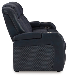 Fyne-Dyme Sapphire Power Reclining Sofa, Loveseat and Recliner - Ornate Home