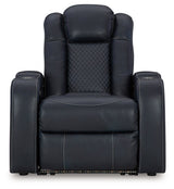 Fyne-Dyme Sapphire Power Reclining Sofa, Loveseat and Recliner - Ornate Home