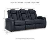 Fyne-Dyme Sapphire Power Reclining Sofa - Ornate Home