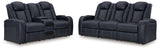 Fyne-Dyme Sapphire Power Reclining Sofa and Loveseat (Online Special Price) - Ornate Home