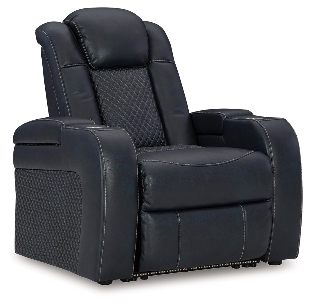 Fyne-Dyme Sapphire Power Reclining Sofa and Power Recliner - Ornate Home