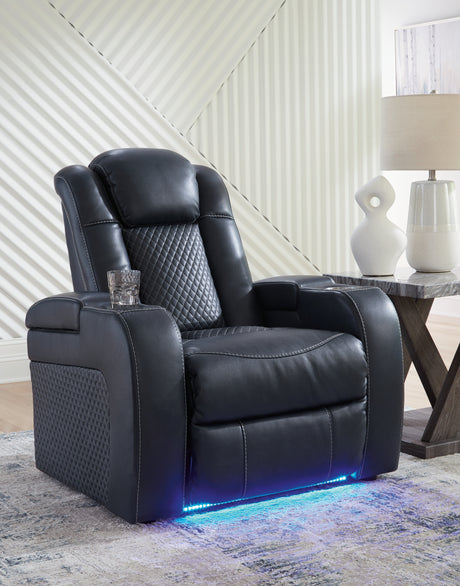 Fyne-Dyme Sapphire Power Reclining Sofa and Power Recliner - Ornate Home