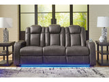 Fyne-Dyme Shadow Power Reclining Sofa (Online Special Price) - Ornate Home