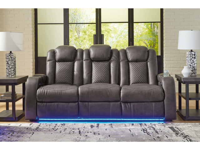 Fyne-Dyme Shadow Power Reclining Sofa - Ornate Home