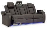 Fyne-Dyme Shadow Power Reclining Sofa - Ornate Home