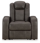 Fyne-Dyme Shadow Power Reclining Sofa and Power Recliner (Online Special Price) - Ornate Home