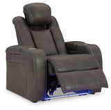 Fyne-Dyme Shadow Power Reclining Sofa and Power Recliner (Online Special Price) - Ornate Home